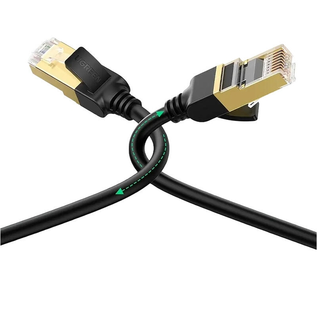 Ugreen Cat7 STP Ethernet Patch Cord Lan Cable 5m 11271 Black