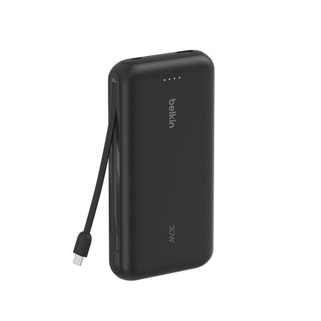 Belkin Power Bank 20000mAh With Integrated Cable BPB024HQBK Black