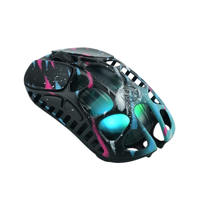 GravaStar Gaming Mouse Special Edition Mercury X Pro Wireless 8K Dongle Neon Graffiti