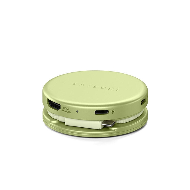 SATECHI OntheGo 5-in-1 Multiport Adapter Citrus