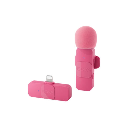Boya BY-V1 Ultracompact 2.4GHz Wireless Microphone System Pink