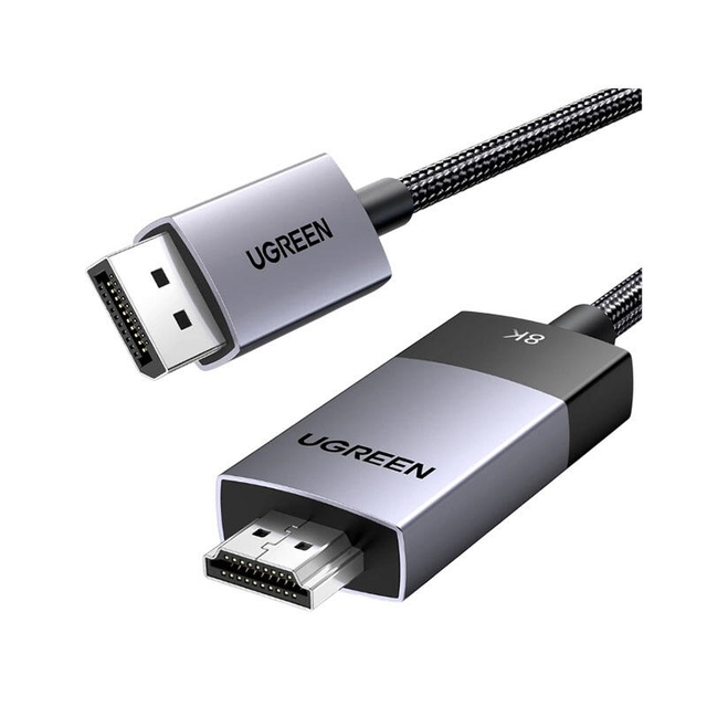 Ugreen 8K DisplayPort To HDMI 2m 80397 Grey