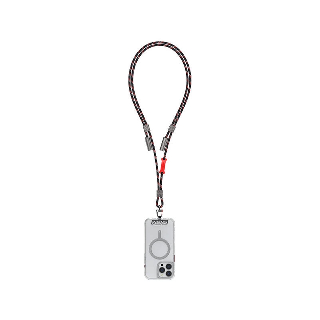 Skinarma Dyno V2 2 In 1 Lanyard and Charging Cable Black