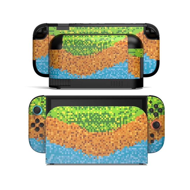 DOBE Switch 2 Fun Console Stickers TNS-5192 Blue/Green