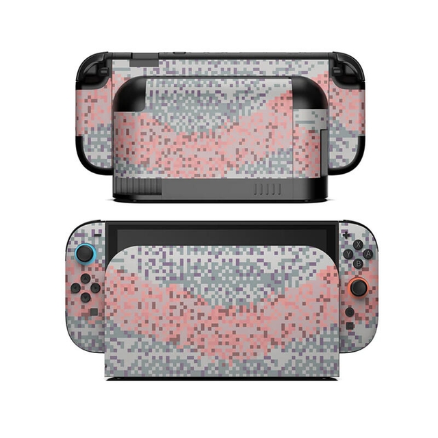 DOBE Switch 2 Fun Console Stickers TNS-5192 Pink/Blue
