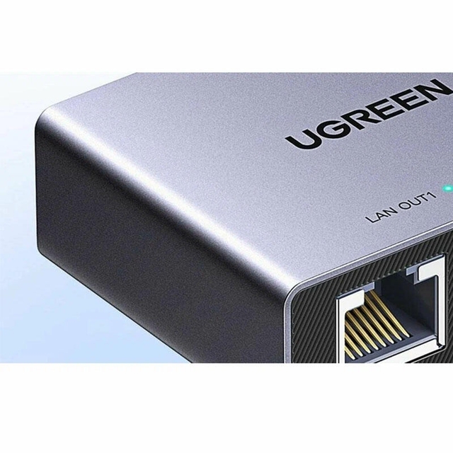 Ugreen Gigabit Ethernet Splitter 45311 Grey
