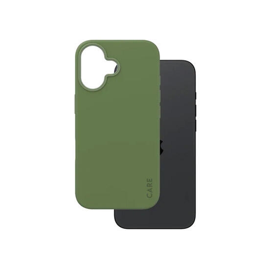 CARE by PanzerGlass Fashionable Case Green with MagSafe iPhone 16 Plus 1387