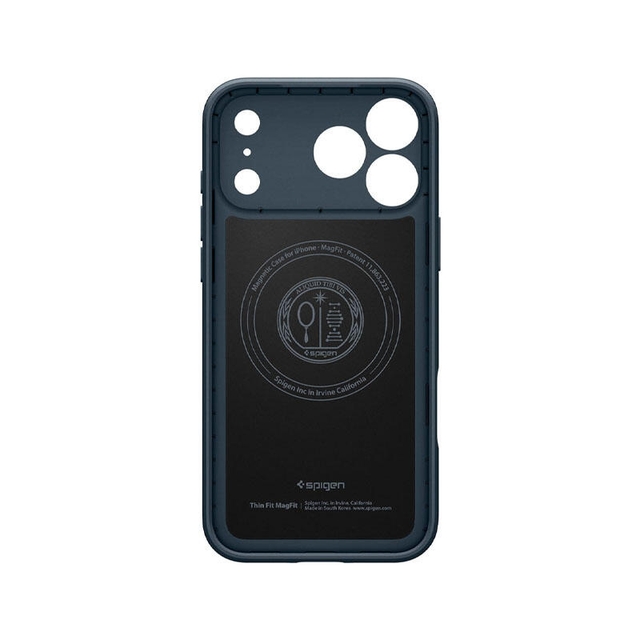 Spigen Thin Fit Magfit Case For Apple iPhone 17 Pro Max ACS10277 Metal Slate
