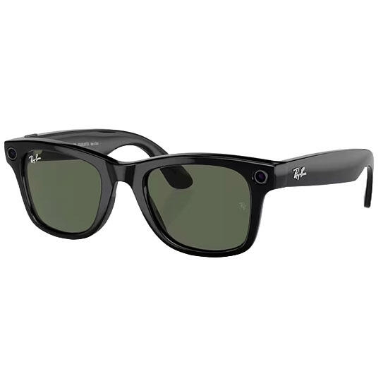 RayBan Meta WayFarer RW4006 Shiny Black/Green