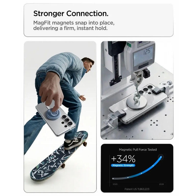 Spigen Ultra Hybrid Magfit For Samsung Galaxy S26 Ultra ACS10679 Clear White
