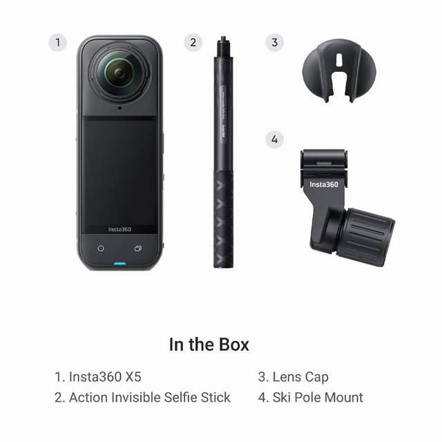 Insta360 X5 Ski Bundle Black