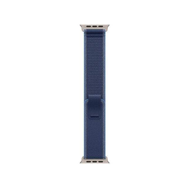 Apple Watch Ultra 3 49mm Natural Titanium Case With Bright Blue Trail Loop MEWU4 M/L