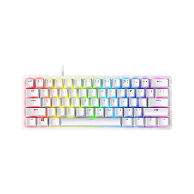 Razer Gaming Keyboard Huntsman Mini Mercury Ed RGB 61key Red Switch RZ03-03390400-R3M1 White