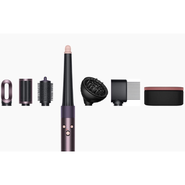 Dyson Airwrap HS08 Complete Long with Diffuser-Wide-tooth comb with Gift Box Jusper/Plum