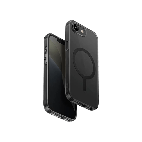 Uniq Hybrid Magclick Charging Lifepro Iphone 16e Smoke
