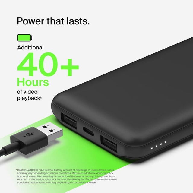 Belkin Power Bank 15W 10000mAh BPB011BTBK Black