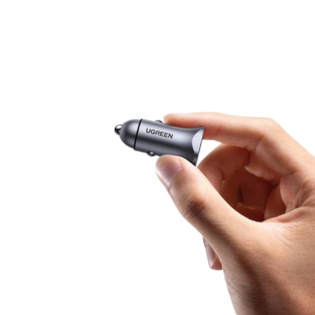 Ugreen 30W USB USB-C Car Charger 40858 Grey