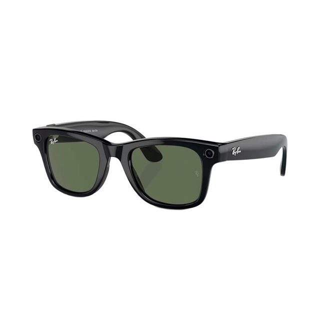 RayBan Meta WayFarer RW4008 Shiny Black/Green