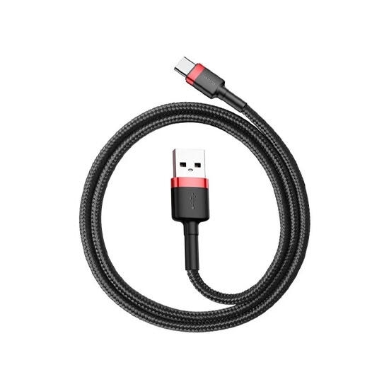 Baseus Cafule Cable USB For Type-C 2A 3m CATKLF-U91 Red/Black