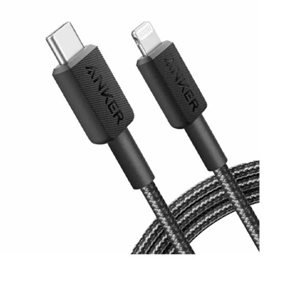 Anker 322 USB-C to Lightning Cable A81B5G11 Black
