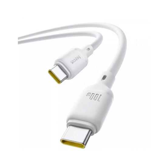 Baseus Silky Series Fast Charging Cable Type-C to Type-C 100W 1m P10377704213-00 Moon White