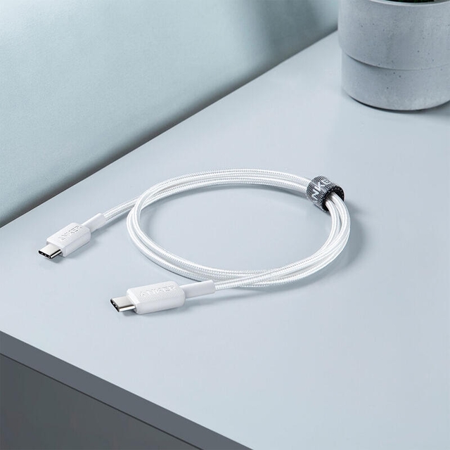 Anker 322 USB-C to USB-C 60W 1.8m Cable A81F6H21 White