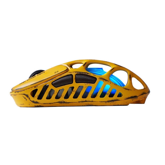 GravaStar Gaming Mouse Special Edition Mercury X Wireless Battle Worn Yellow