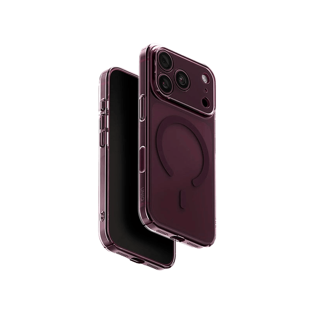 Uniq Hybrid Magclick Charging Airsuit Apple iPhone 18 Pro Glossy Burgundy
