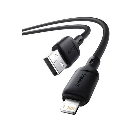 Baseus Silky Series Fast Charging Cable USB to Lightning 2.4A 2m P10377702113-01 Cluster Black