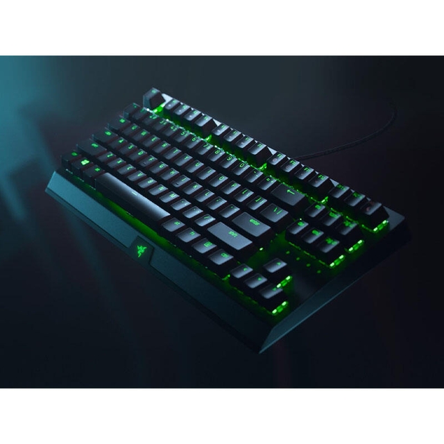 Razer Gaming Keyboard BlackWidow V3 Tenkeyless 94Key Green Switch RZ03-03490100-R3M1 Black