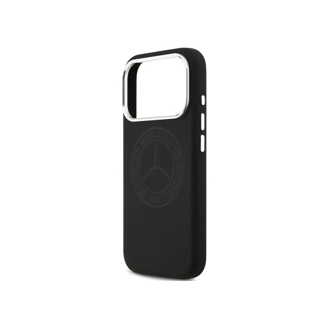 Mercedes-Benz HC Magsafe Leathe HC HC Magsafe Silicone Vintage Logo Iphone 17 Pro MEHMP17L25LSOVILK Black