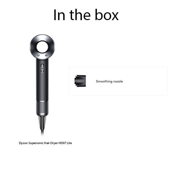 Dyson Supersonic Hair Dryer HD07 Lite Black/Nickel