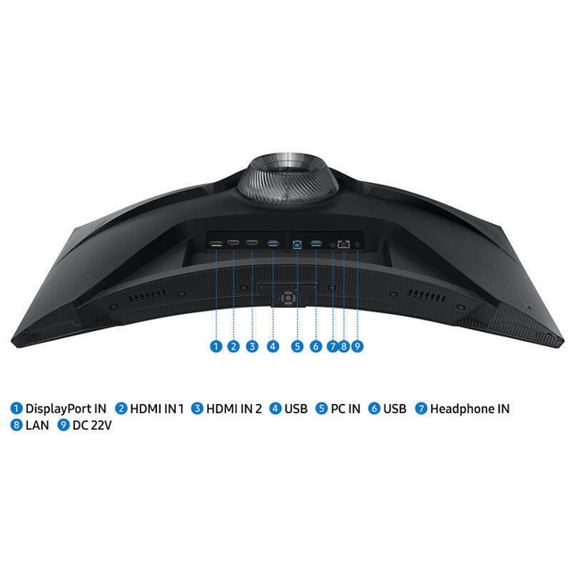 Samsung Odyssey G6 Gaming Monitor 32 LS32BG650EIXCI Black