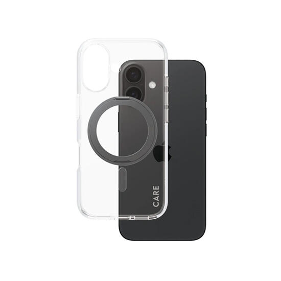 CARE by PanzerGlass Feature Case with Kickstand MagSafe iPhone 16 1321 Black