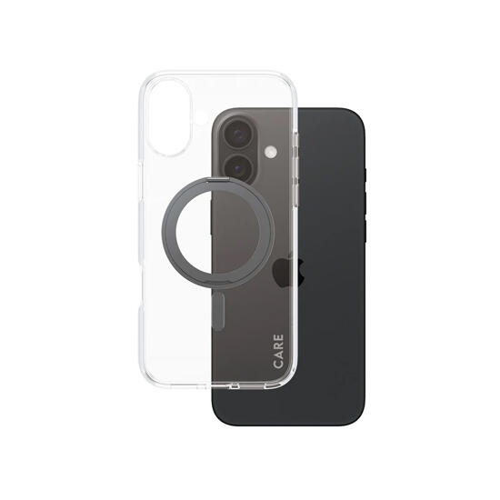 CARE by PanzerGlass Feature Case with Kickstand MagSafe iPhone 16 Plus 1323 Black
