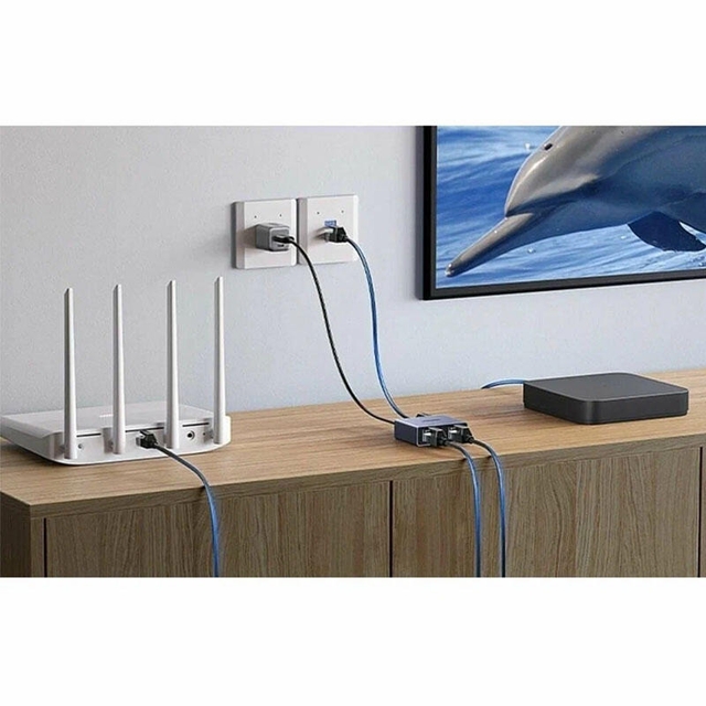Ugreen Gigabit Ethernet Splitter 45311 Grey