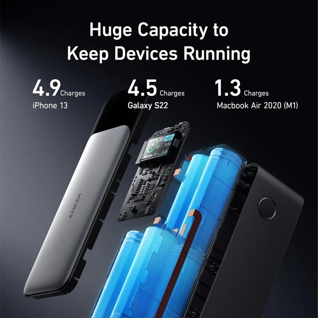 Anker 737 140W Power Bank 24000mAh A1289011 Black