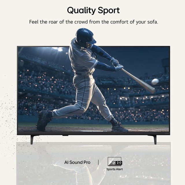 LG TV 43QNED70B6C Black