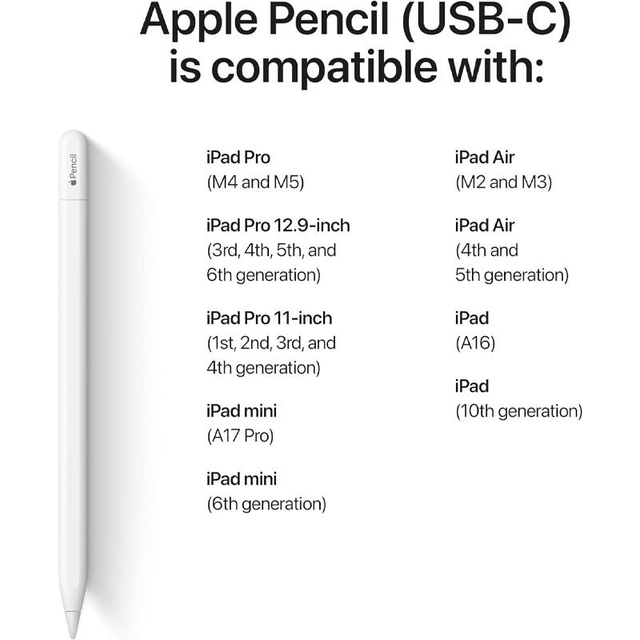 Apple Pencil USB-C MUWA3ZM/A White