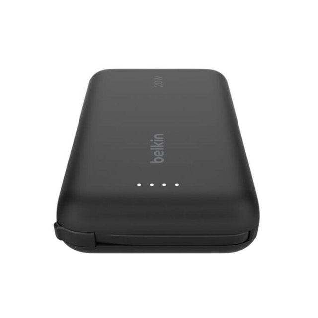 Belkin Power Bank 10000mAh With Integrated Cable BPB021HQBK Black