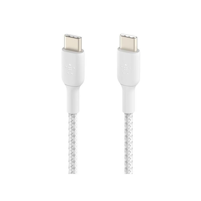 Belkin BoostCharge USB-C to USB-C Braided Cable 0.15M CAB004bt0MWH White