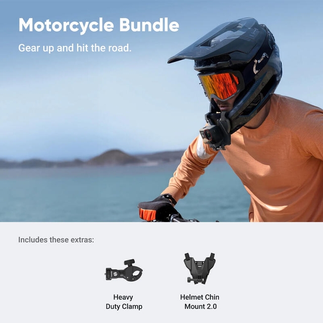 Insta360 Ace Pro 2 Motorcycle Bundle Black