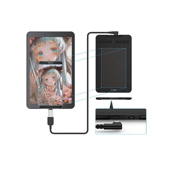 XP-Pen Deco Mini7W Black