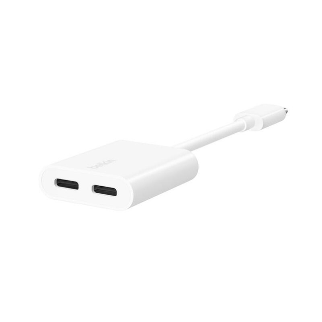 Belkin USB-C Audio Charge Adapter White