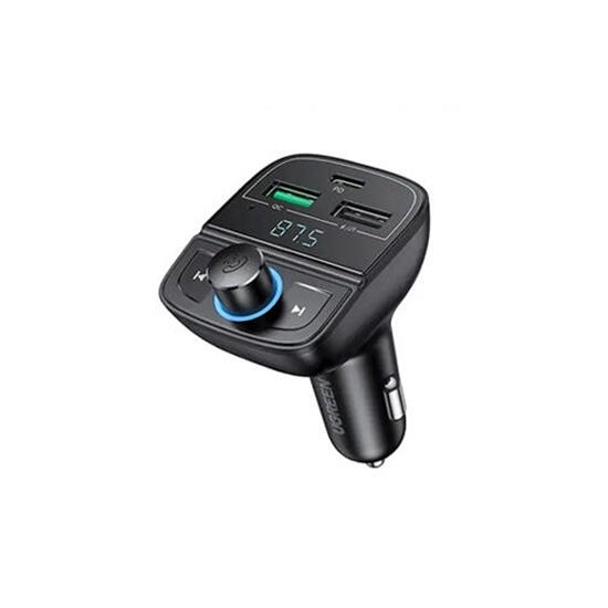 Ugreen Bluetooth Car Charger (5.0+PD+QC3.0+USB Flash Drive+TF) 80910 Black