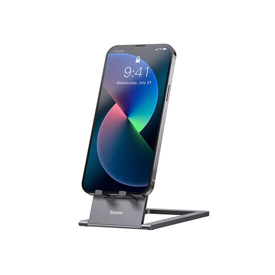 Baseus Foldable Metal Desktop Holder LUKP000013 Grey	