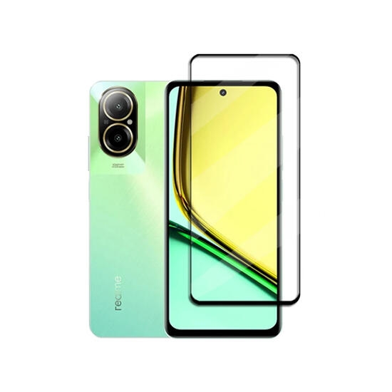 Glass Pro+ Full Screen Tempered Glass Realme C67 4G Black