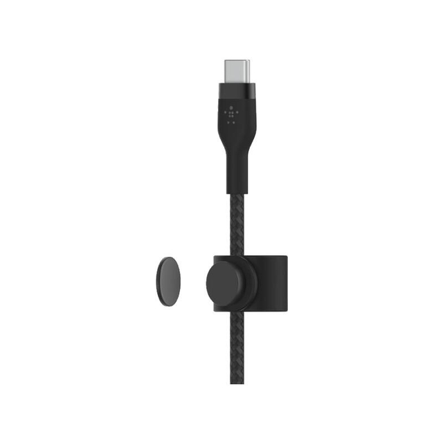 Belkin BoostCharge PRO Flex USB-C to USB-C Braided Silicone Cable 3M CAB011bt3MBK Black