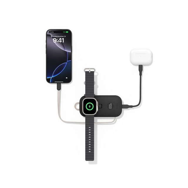 Belkin Power Bank 10000mAh With Apple Watch Charger BPD012HQBK Black