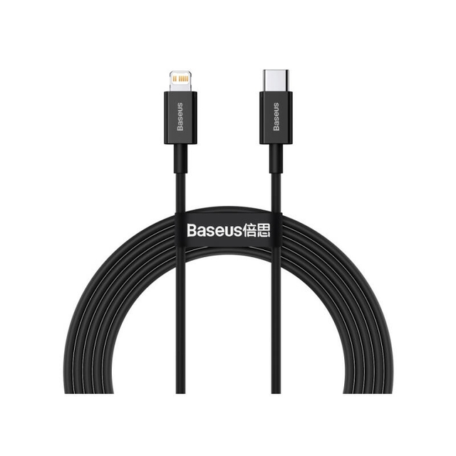Baseus Superior Series Fast Charging Data Cable Type-C to Lightning PD 20W 2m CATLYS-C01 Black